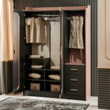 Трикрилен детски гардероб VALENCIA