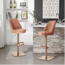 Бар стол HAUNA - розов RG