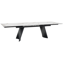 Разтегателна трапезна маса KOWAL - бяла Разтегателна трапезна маса KOWAL - бяла