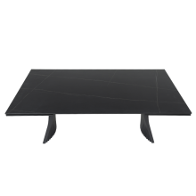 Разтегателна трапезна маса KOWAL - черна