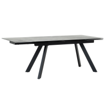 Разтегателна трапезна маса BARCIN - сив / кафяв Разтегателна трапезна маса BARCIN - сив / кафяв