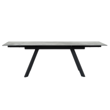 Разтегателна трапезна маса BARCIN - сив / кафяв Разтегателна трапезна маса BARCIN - сив / кафяв