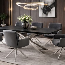 Разтегателна трапезна маса KIKOL - кафява Разтегателна трапезна маса KIKOL - кафява