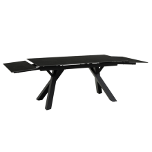 Разтегателна трапезна маса OPOLE - тъмносива