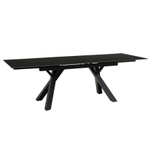 Разтегателна трапезна маса OPOLE - тъмносива