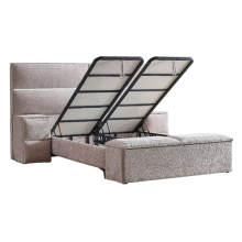 Тапицирана спалня с матрак PUZZLE 160 x 200 - крем 01 Тапицирана спалня с матрак PUZZLE 160 x 200 - крем 01