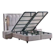 Тапицирана спалня с матрак JULIE 160 x 200 - Перла SY