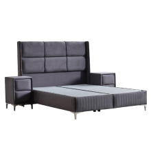 Тапицирана спалня с матрак BELLA 160 x 200 - графит 29