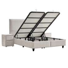 Тапицирана спалня с матрак COMO 160 x 200 - крем AN Тапицирана спалня с матрак COMO 160 x 200 - крем AN