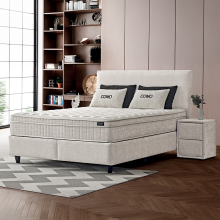 Тапицирана спалня с матрак COMO 160 x 200 - крем AN Тапицирана спалня с матрак COMO 160 x 200 - крем AN