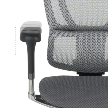 Ергономичен стол ERGOHUMAN IOO ELITE 2 - черна рамка - сив