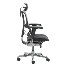 Ергономичен стол ERGOHUMAN IOO ELITE 2 - черна рамка - сив