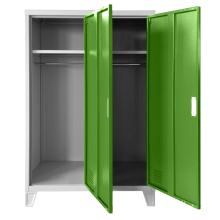 Метален шкаф Carmen CR-1605-2 JZ - сив / зелен Метален шкаф Carmen CR-1605-2 JZ - сив / зелен