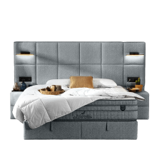 Тапицирана спалня с матрак COMFORT 180 x 200 - тъмно сив 14
