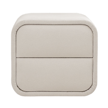 Нощно шкафче за спалня BUMBY - бял 1 Нощно шкафче за спалня BUMBY - бял 1