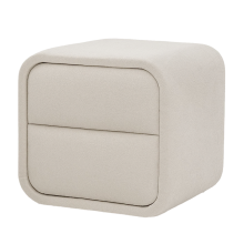 Нощно шкафче за спалня BUMBY - бял 1 Нощно шкафче за спалня BUMBY - бял 1