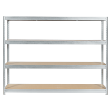 Метален стелаж MEGA 177x240x60 см, до 450 кг на рафт - цинк