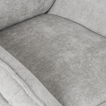 Кресло с табуретка ANDREA - светлосиво