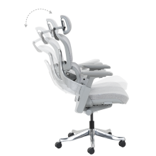 Ергономичен стол METZ - сив