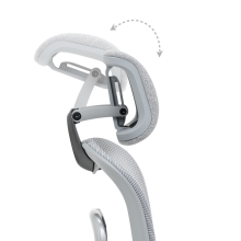 Ергономичен стол METZ - сив