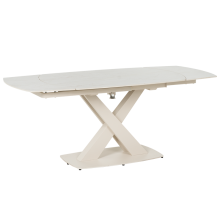 Разтегателна трапезна маса MATEO - крем Разтегателна трапезна маса MATEO - крем