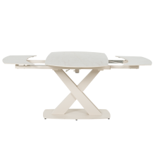 Разтегателна трапезна маса MATEO - крем Разтегателна трапезна маса MATEO - крем