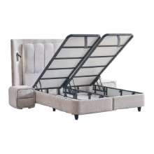 Тапицирана спалня с матрак JULIE 180 x 200 - Перла SY