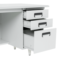 Метално бюро Carmen CR-1317 L - сиво Метално бюро Carmen CR-1317 L - сиво