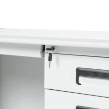 Метално бюро Carmen CR-1317 L - сиво Метално бюро Carmen CR-1317 L - сиво