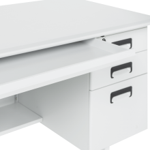 Метално бюро Carmen CR-1317 L - сиво Метално бюро Carmen CR-1317 L - сиво