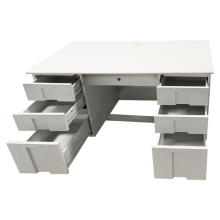 Метално бюро Carmen CR-1319 L - сиво