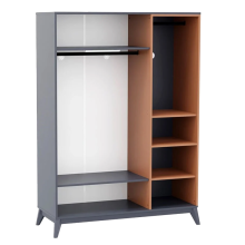 Трикрилен гардероб BREDA