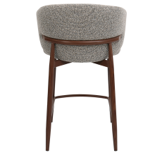 Бар стол MEMO - черен -кафяв 170 WAL