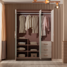 Трикрилен детски гардероб ESTELLA Трикрилен детски гардероб ESTELLA