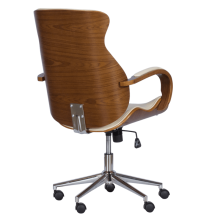 Президентски офис стол Carmen 6402 - орех-крем Президентски офис стол Carmen 6402 - орех-крем