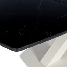 Разтегателна трапезна маса MATEO - черна Разтегателна трапезна маса MATEO - черна