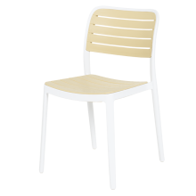 Градински стол RABAT - жълт-бял Градински стол RABAT - жълт-бял