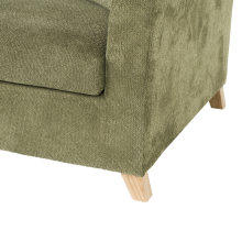 Разтегателен диван - тройка FIZI  - зелен Е75