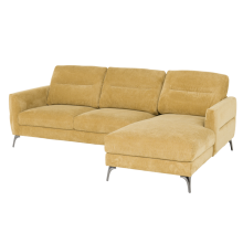 Ъглов диван INGA - жълт V68