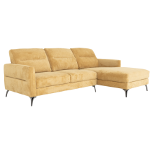 Ъглов диван INGA - жълт V68