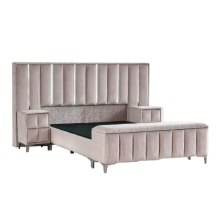 Тапицирана спалня с матрак MOONLIGHT 180 x 200 - бежов 03 Тапицирана спалня с матрак MOONLIGHT 180 x 200 - бежов 03