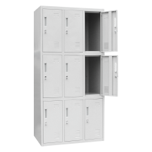 Метален шкаф Carmen CR-1274 J - сив