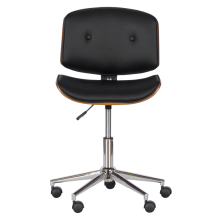 Работен офис стол Carmen 6403 - орех - черен