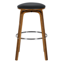 Бар стол Carmen 4030 - орех/черен