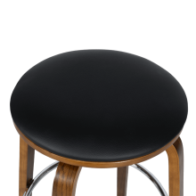 Бар стол Carmen 4030 - орех/черен