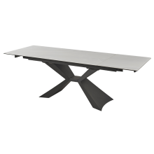 Разтегателна трапезна маса TOME - бяла