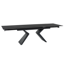 Разтегателна трапезна маса GUAMA - черна