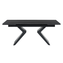 Разтегателна трапезна маса GUAMA - черна