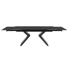 Разтегателна трапезна маса GUAMA - черна