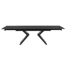 Разтегателна трапезна маса GUAMA - черна